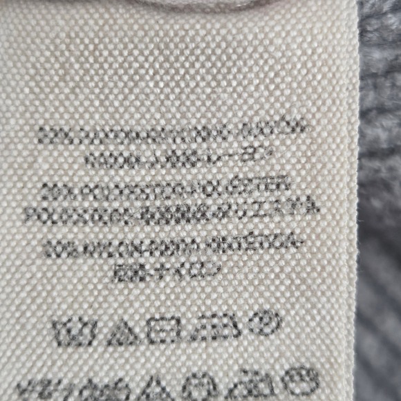 Free People Women's‎ Gray Ribbed Knit Tunic Turtleneck Pullover Sweater Size M - Picture 11 of 11